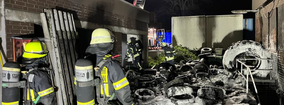 Brand am Wiesbadener Hauptbahnhof