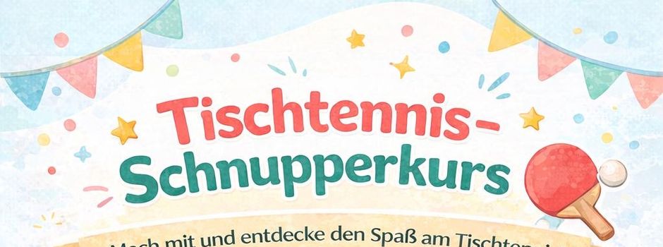 Tischtennis Schnupperkurs