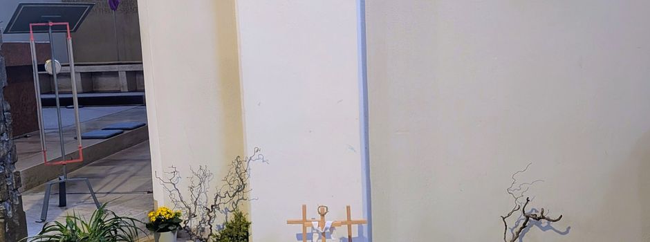 Ostergarten in unserer 
St.Peter Kirche 