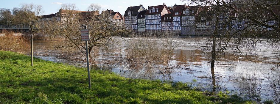 Baubeginn am nördlichen Fuldaufer