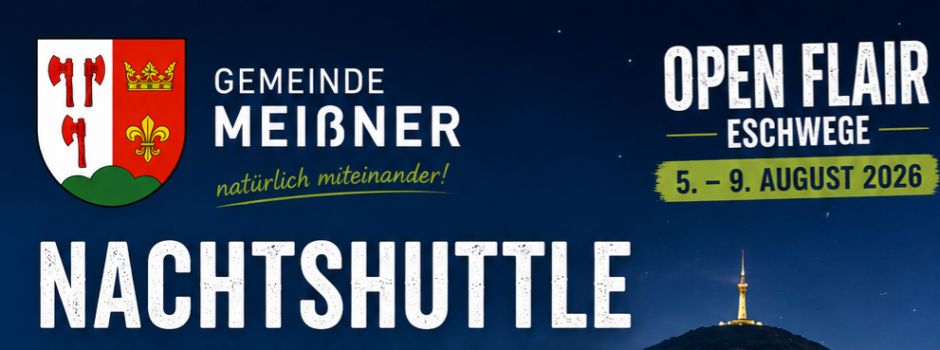 Open Flair 2026: NachtShuttle bringt Festivalgäste sicher in die Gemeinde Meißner