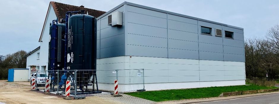 Installtion mobile Aktivkohle-Filteranlage am Wasserwerk Siersburg