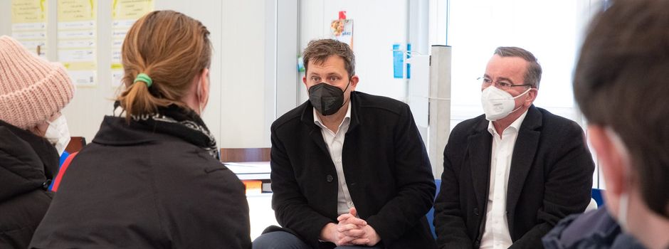 Ankunftszentrum besucht