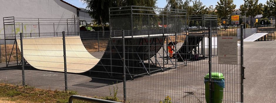 Arbeiten sind fertig, die Skater-Anlage kann wieder genutzt werden!