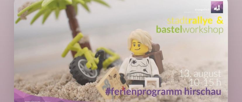 Ferienprogramm am 13. August - Stadtrallye & Bastelworkshop