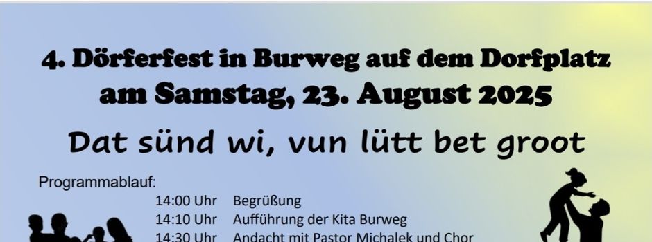 4. Dörferfest kommt näher