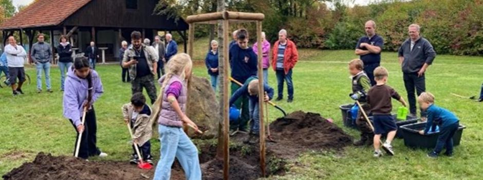 Einheitslinde gepflanzt