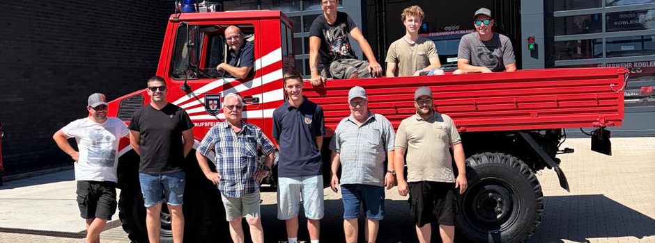 Feuerwehr Oberdürenbach besucht die Berufsfeuerwehr Koblenz