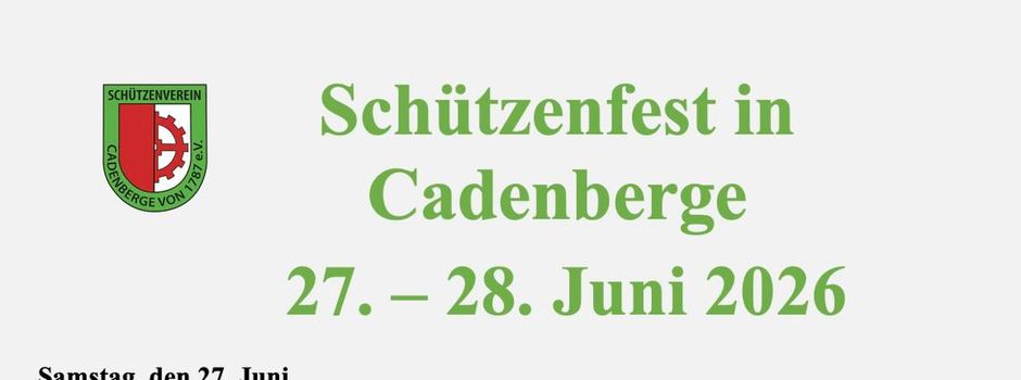 Schützenfest 2026