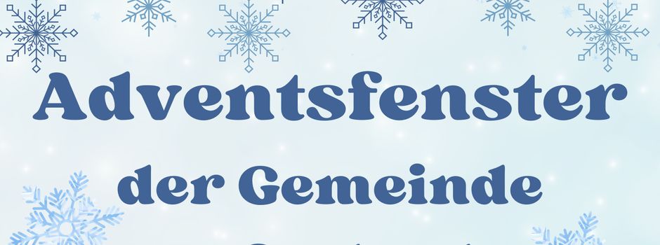 Adventsfenster der Gemeinde Epfenbach