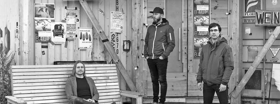 Vier Bands auf der Bühne