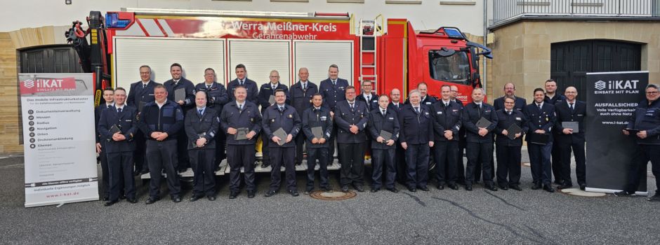 Feuerwehren des Kreises digitalisierten Einsatzstelleninformationen