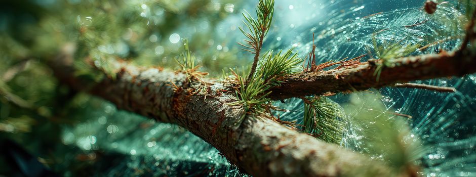 Alleinbeteiligt mit Baum kollidiert
