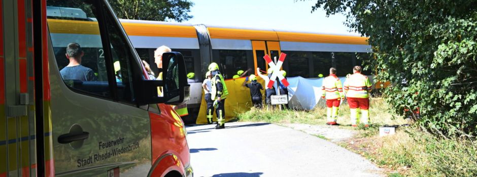 Tödlicher Unfall eines Rollstuhlfahrers mit der Bahn zwischen Herzebrock und Rheda
