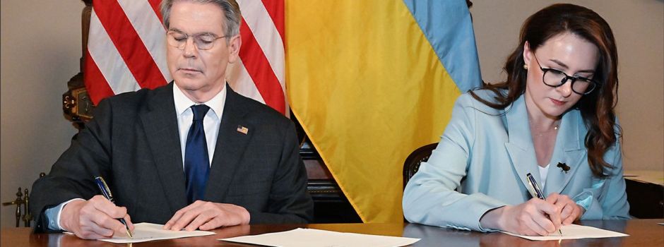 USA und Ukraine einigen sich auf Rohstoffabkommen