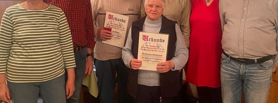 Neuwahlen und Ehrungen bei den Hirschauer Wanderfreunden