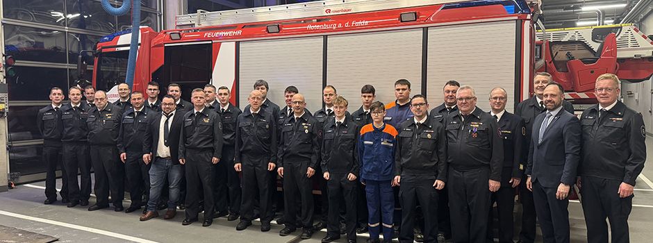 Feuerwehr Rotenburg a. d. Fulda blickt auf ereignisreiches Jahr 2025 zurück