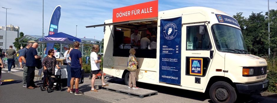 Aldi-Dönertruck: So war der Stopp in Mainz