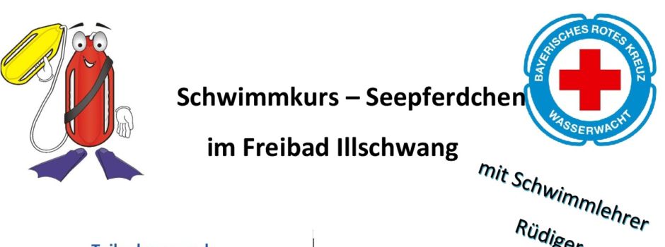 Schwimmkurs - Seepferdchen im Freibad Illschwang