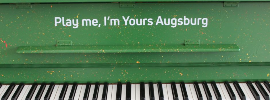Play Me, I'm Yours: Die Augsburger Straßenklaviere sind zurück