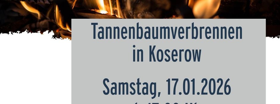 Weihnachtsbaumverbrennen