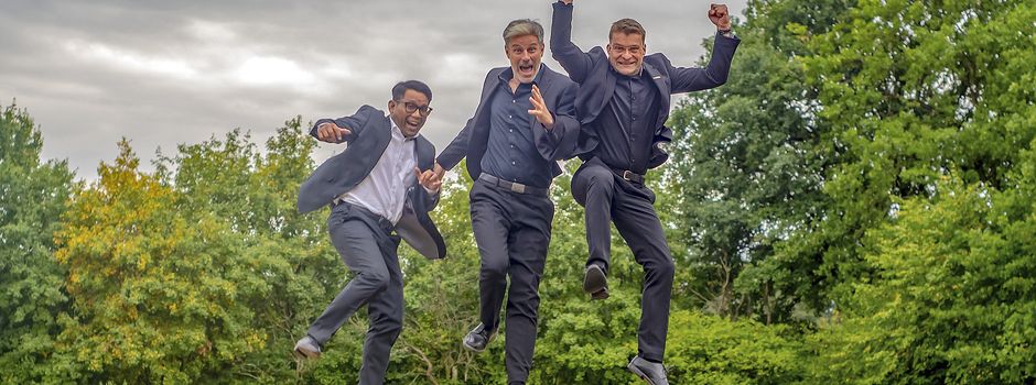 Heiße Musik von „Boogielicious“ in Breidings Garten