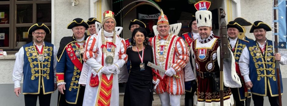 Tradition: Häuser der Rheidter Tollitäten geschmückt