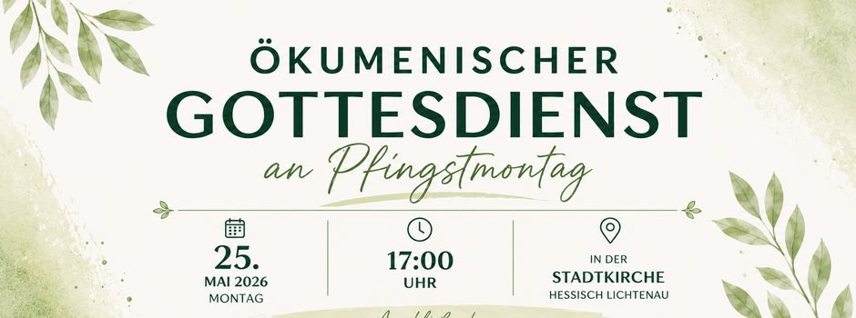 Ökumenischer Gottesdienst an Pfingstmontag