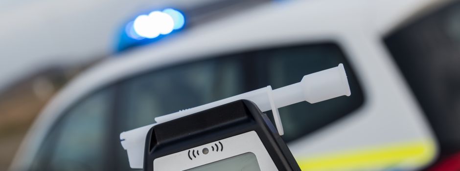 Mit 2,44 Promille hinter dem Steuer?
