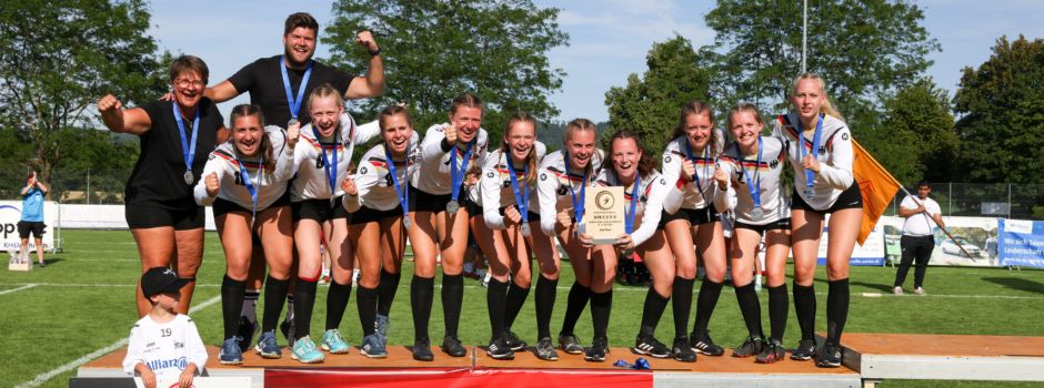 Faustballerin Emilia Schwarz vom TV Jahn Schneverdingen Vizeeuropameisterin