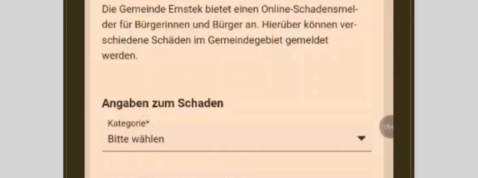 🔧 Schaden entdeckt? Jetzt ganz einfach melden!