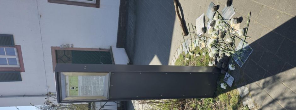 Fasanerie Wiesbaden: Neue Stele erinnert an dunkle Vergangenheit