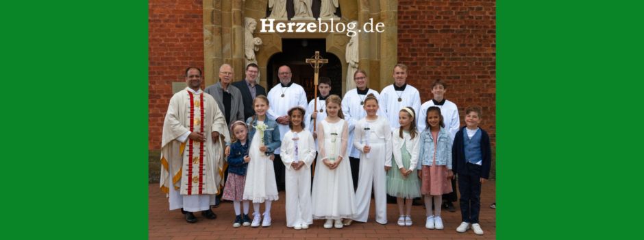 Ein besonderer Gottesdienst in der Kapelle Möhler - Vier Kinder feiern ihre Erstkommunion