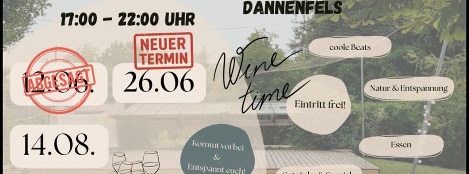 🍷Feierowend-Schorle wird verschoben🍷