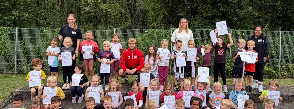 Laufen, springen, werfen: 37 HSV Kinder sammeln erste Sportabzeichen-Erfahrungen