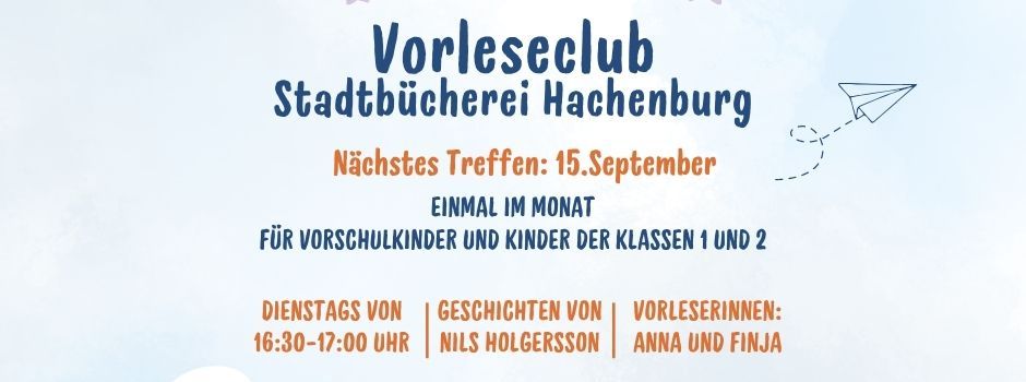 Leseclub startet wieder