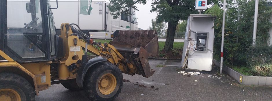 Kurios: Räuber rücken mit Bagger in Worms an, um Tresor zu knacken