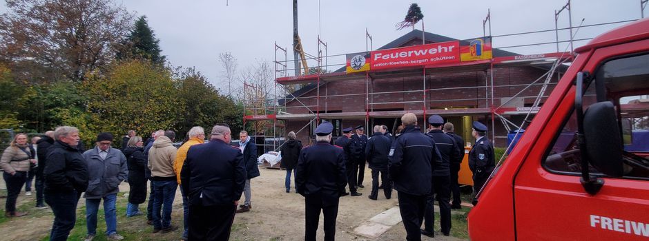 Richtfest: Feuerwehrgerätehaus in Appeln