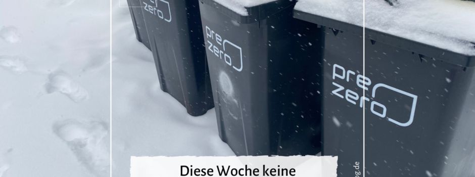 Bis zum Wochenende keine Abfallentsorgung