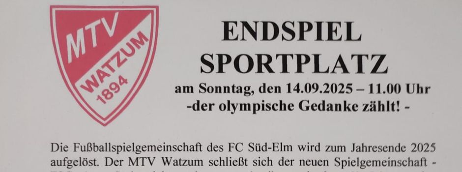 Abschied vom Fußball in Watzum