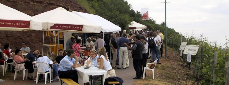 Weinpräsentation am Roten Hang in Nierstein am 9. und 10. Juni