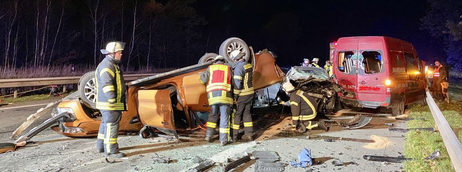 Schwerer Verkehrsunfall: Einsatzkräften bot sich ein Bild der Verwüstung