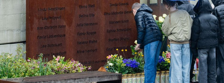 «Liebe siegt über den Tod» - Gedenken an Germanwings-Absturz