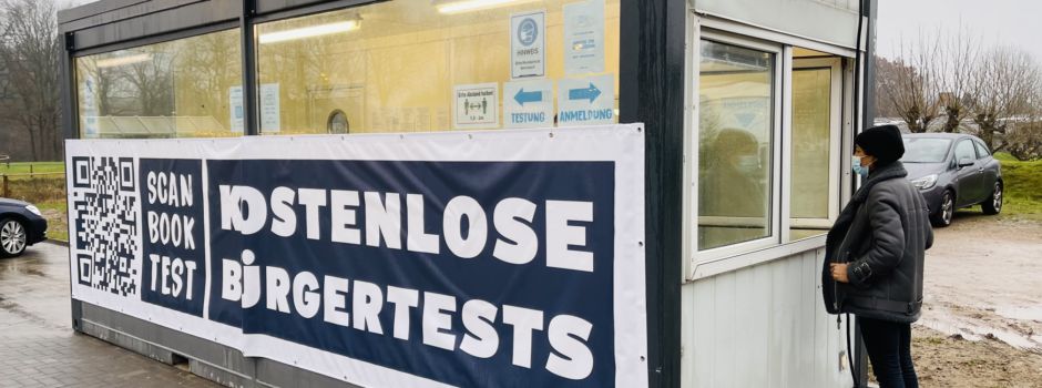 Weitere Teststationen in drei Orten