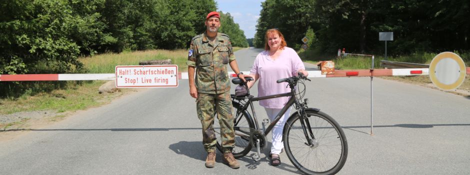 Wo sonst scharf geschossen wird entspannt in die Pedale treten