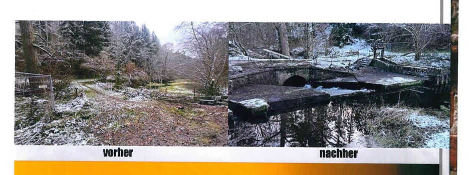 Sanierung Wehr und Überfahrt Pulverweiher