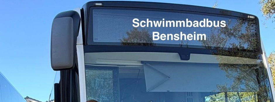 Schwimmbadbus startet am 2. Oktober - Kostenlos von Groß-Rohrheim nach Bensheim
