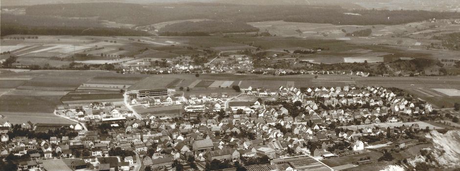 Altendiez aus der Vogelperspektive – 1966