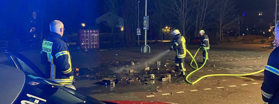 Ruhestörung und Kleinbrände in Silvesternacht