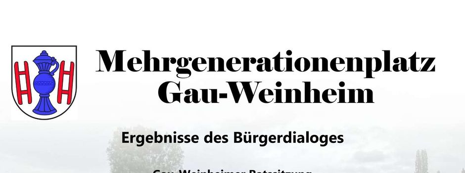 Ergebnisse unseres Workshops zum Mehrgenerationenplatz